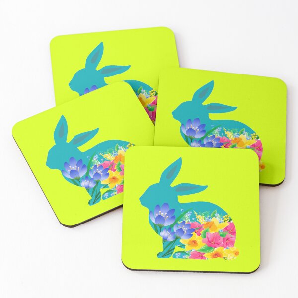 Item preview, happy easter 2021 bunny flowers designed and sold by Aleksey888.