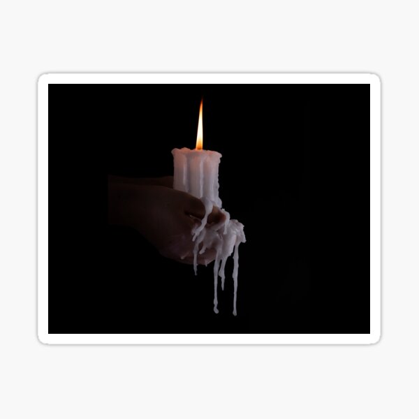 Holding a candle to you Sticker
