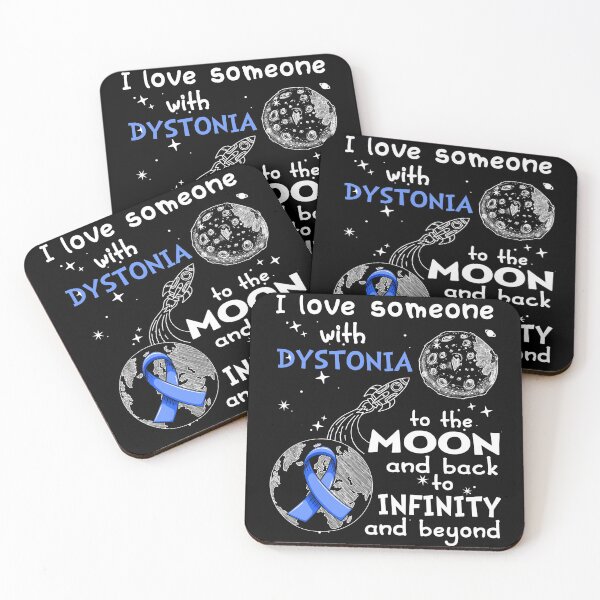 Item preview, I Love Someone With Dystonia To The Moon And Back designed and sold by heppenp.