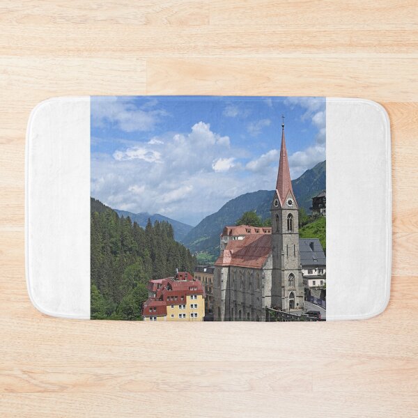 Item preview, church and buildings Bad Gastein cityscape Austria designed and sold by goceris.
