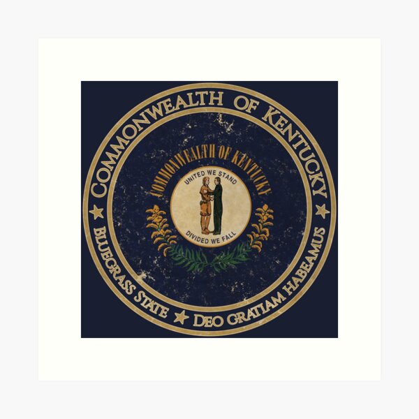 Item preview, Vintage Kentucky USA United States of America American State Flag designed and sold by DragonXX.