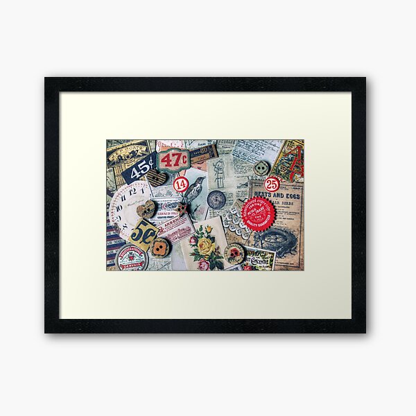 Scrapbooking II Framed Art Print
