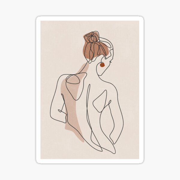 Item preview,  Line Woman Body designed and sold by millamix.