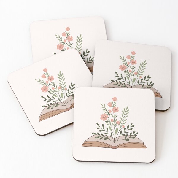 Item preview, Flowery open book designed and sold by owlcreates.