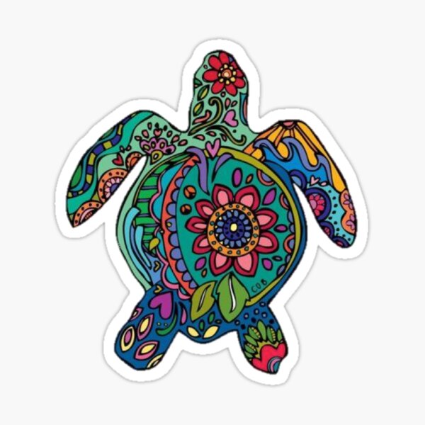 Meeresschildkröte Sticker