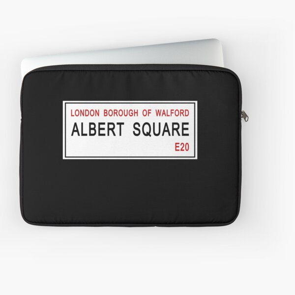 Eastenders Albert Square Walford E20 London Sign Logotipo Funda para portátil