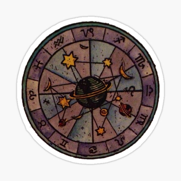 Purple Astrology Sticker