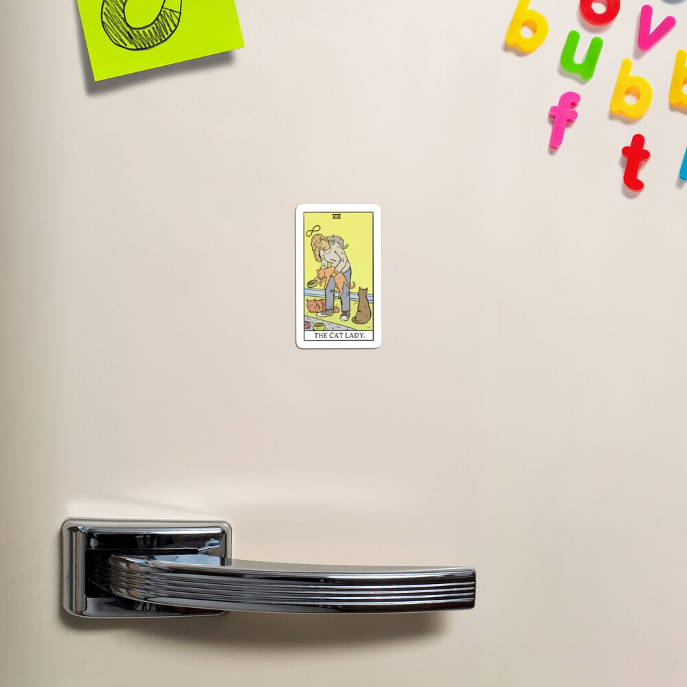 Modern Tarot - The Cat Lady Magnet