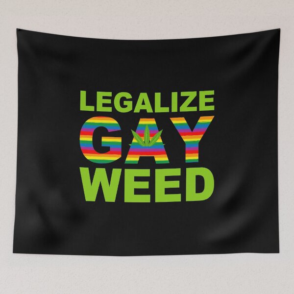 Item preview, Legalize Gay Weed Colorful Cannabis Weed GIft designed and sold by TTFMerch.