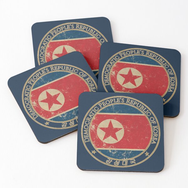 Item preview, Vintage Democratic Peoples Republic of Korea North Asia Asian Flag designed and sold by DragonXX.
