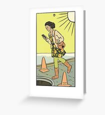 Modern Tarot - The Texter Greeting Card