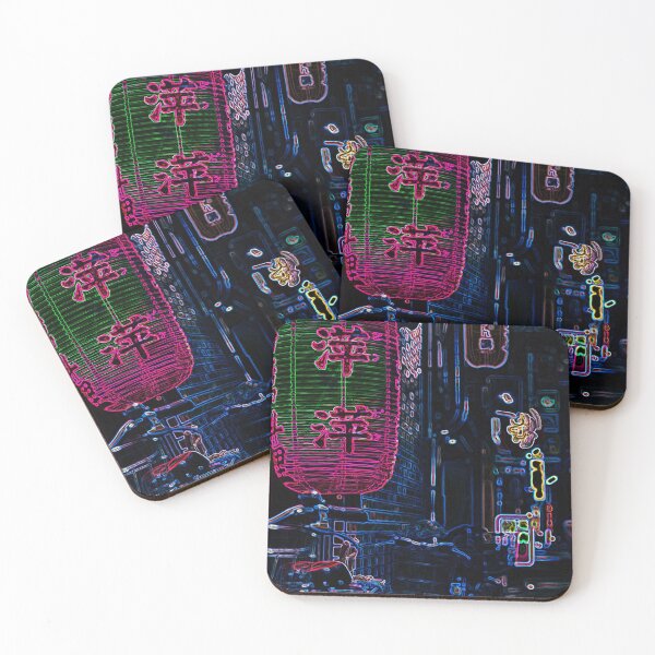 Item preview, Futuristic Japanese Neon Tokyo designed and sold by Luke King.