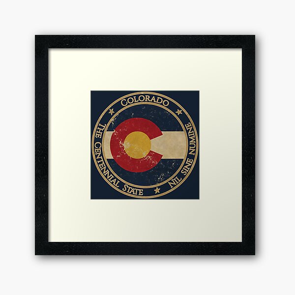 Item preview, Vintage Colorado USA United States of America American State Flag designed and sold by DragonXX.