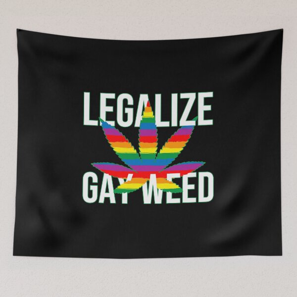 Item preview, Legalize Gay Weed Colorful Cannabis Weed GIft designed and sold by TTFMerch.