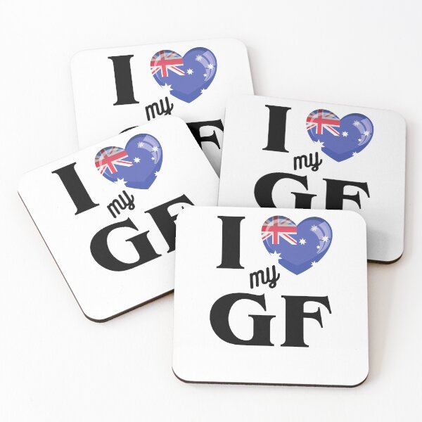 Item preview, I love my Australian Girlfriend  designed and sold by piastrelli.