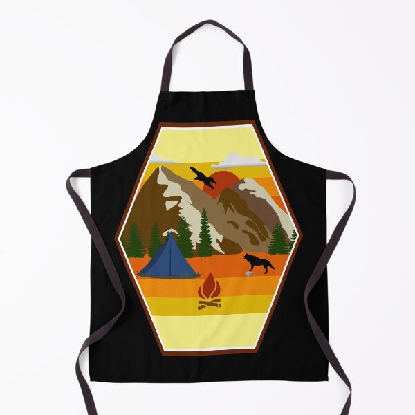 Item preview, Camping wilderness holiday mountains hiking adventure freedom designed and sold by titanosdesign.