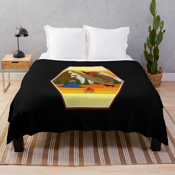 Item preview, Camping wilderness holiday mountains hiking adventure freedom designed and sold by titanosdesign.