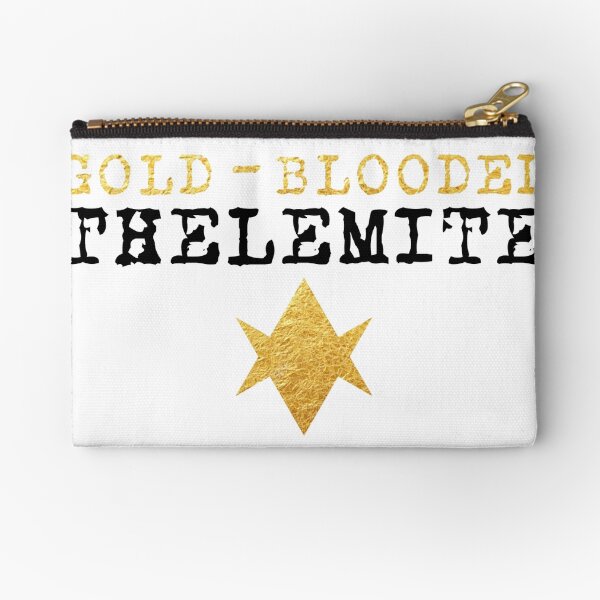 Gold-Blooded Thelemite (light background) Zipper Pouch