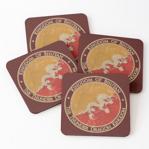 Item preview, Vintage Kingdom of Bhutan Asia Asian Flag designed and sold by DragonXX.