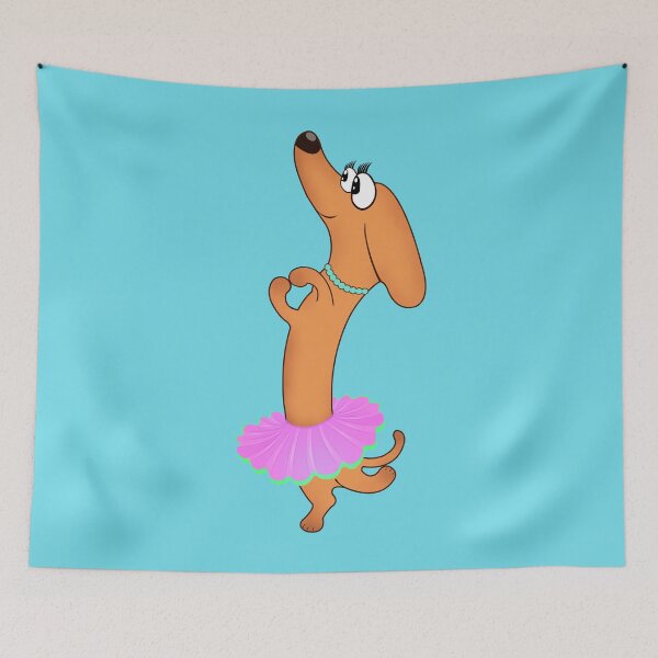 Item preview, Dancing Dachshund designed and sold by Nisa Sirisaer.