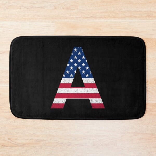Item preview, Vintage Letter A Capital Alphabet American Flag A Gift designed and sold by Shariss.