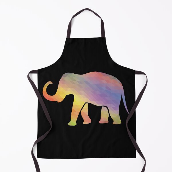 Item preview, Elephant rainbow mosaic designed and sold by titanosdesign.