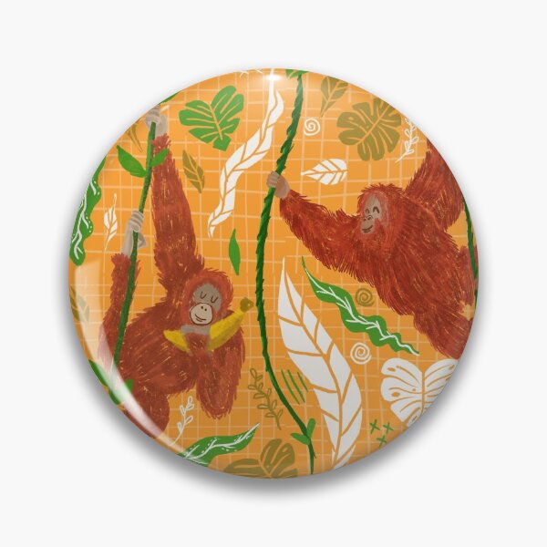 Item preview, Happy Orangutan in forest  designed and sold by HowreSketch.