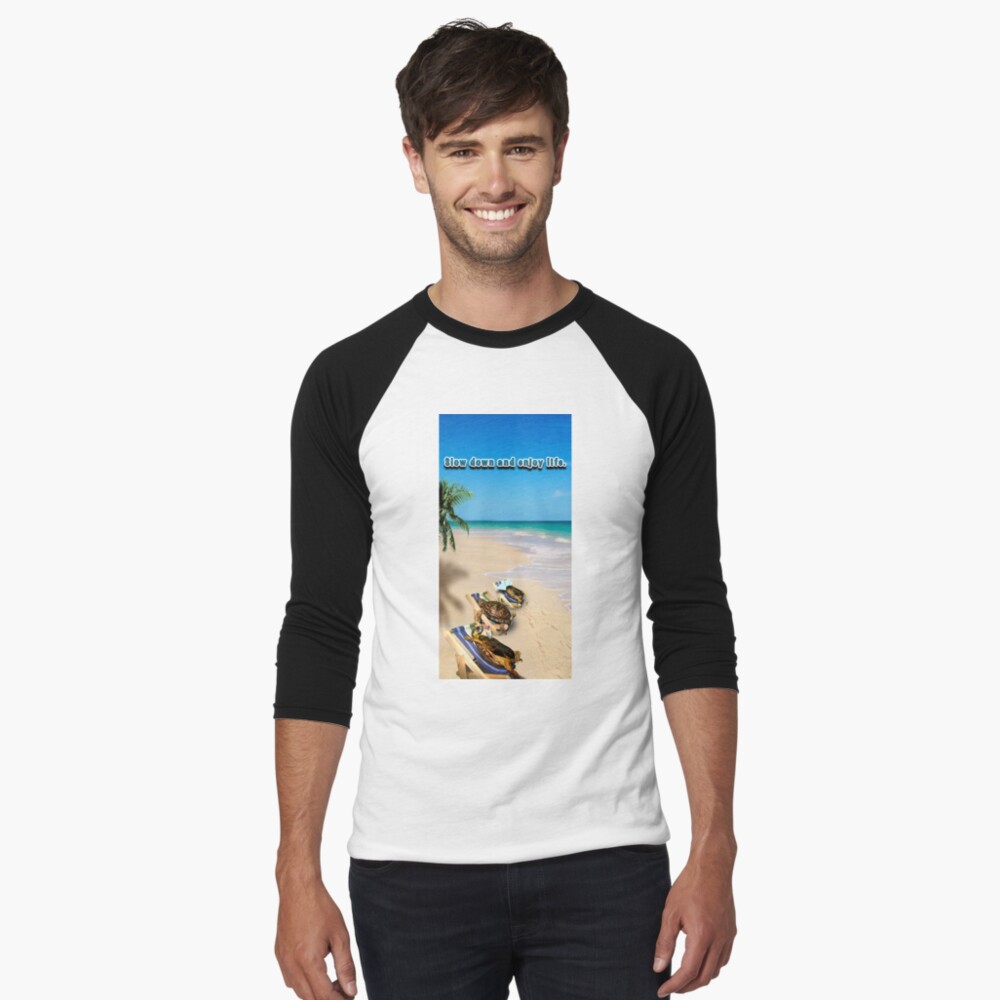 Item preview, Baseball ¾ Sleeve T-Shirt designed and sold by LuckyTortoise.