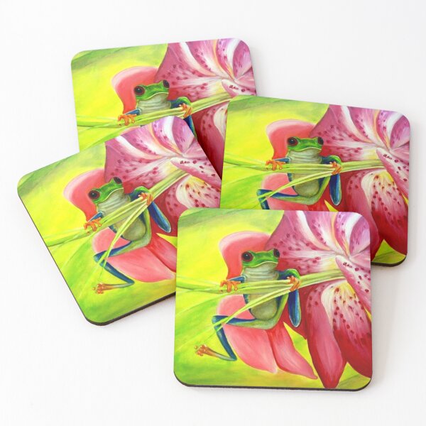 Item preview, Frog on Flower designed and sold by MoArtsy.