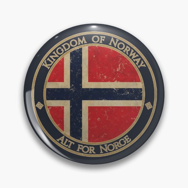 Item preview, Vintage Kingdom of Norway Europe European Flag designed and sold by DragonXX.