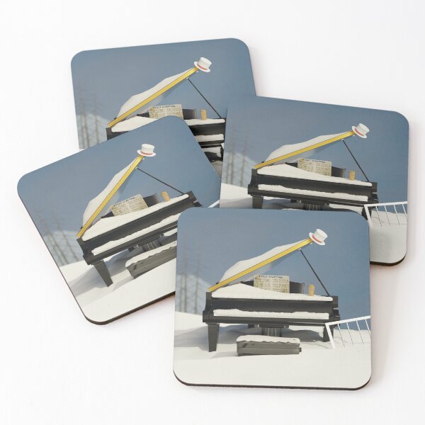 Item preview, Piano under the snow designed and sold by logicaltramp.