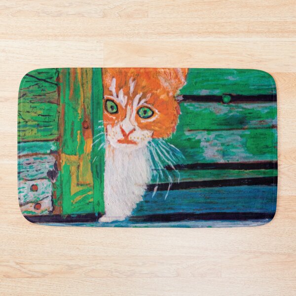 Item preview, I Am Watching You, cat pastel painting designed and sold by pineappledizajn.