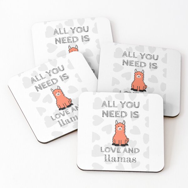 Item preview, All You Need Is Love And Llamas designed and sold by ThinkAndReflect.