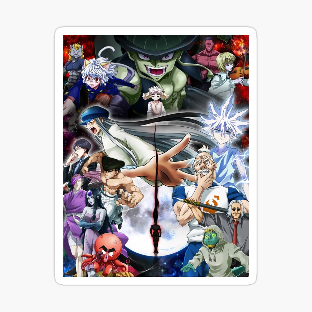 All Characters Anime Poster By Pierre Nelson Redbubble