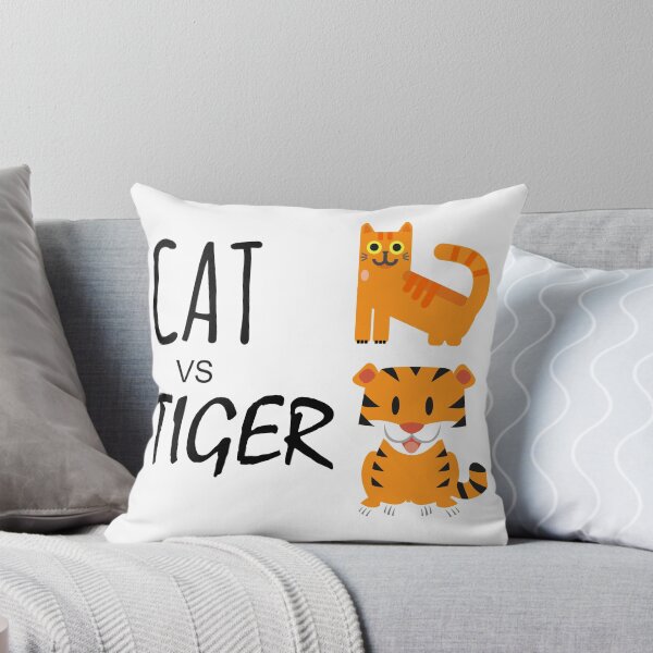 Item preview, Cat vs Tiger designed and sold by ZamuDesign.