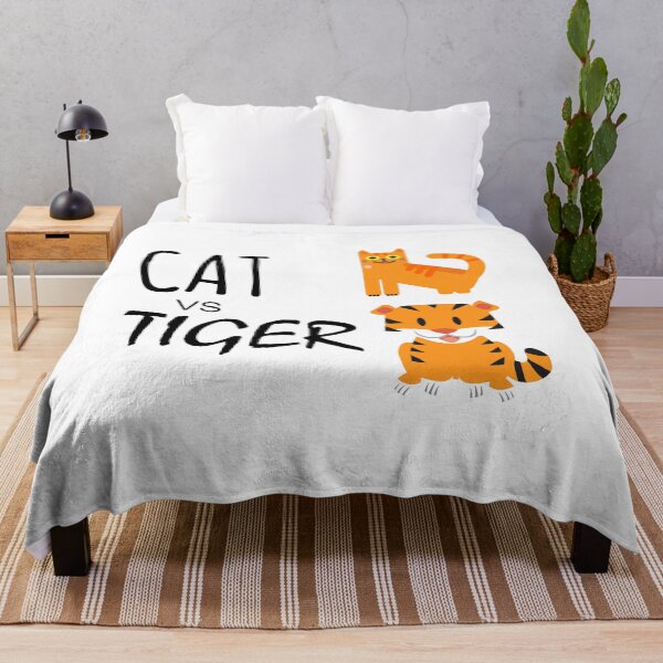 Item preview, Cat vs Tiger designed and sold by ZamuDesign.