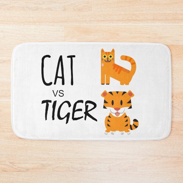 Item preview, Cat vs Tiger designed and sold by ZamuDesign.