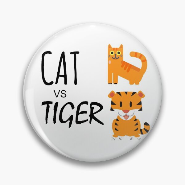 Item preview, Cat vs Tiger designed and sold by ZamuDesign.