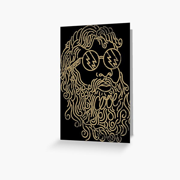 Un Cool God_Gold Carte de vœux