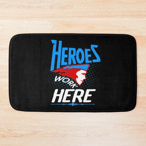 Item preview, Heroes work here shirts gifts and products designed and sold by glitchman2.