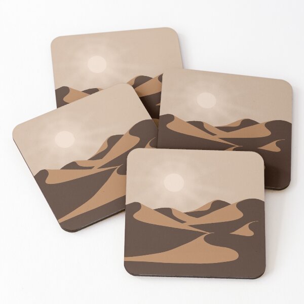 Item preview, Desert Sand Dunes, Sun Beams, Landscape Digital Illustration designed and sold by AlmightyClaire.