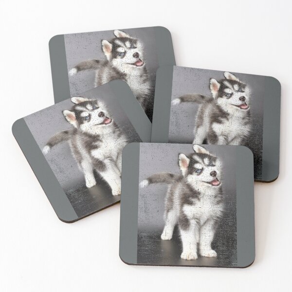 Item preview, Cute Siberian Husky Dog Vintage Gift Distressed Portrait designed and sold by Zavola.