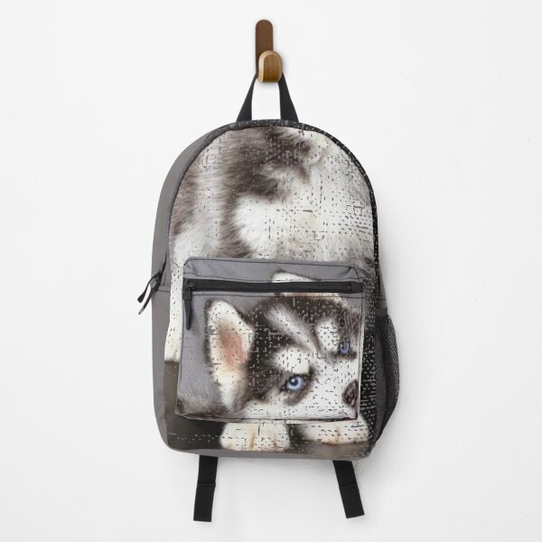 Item preview, Cute Siberian Husky Dog Vintage Gift Distressed Portrait designed and sold by Zavola.