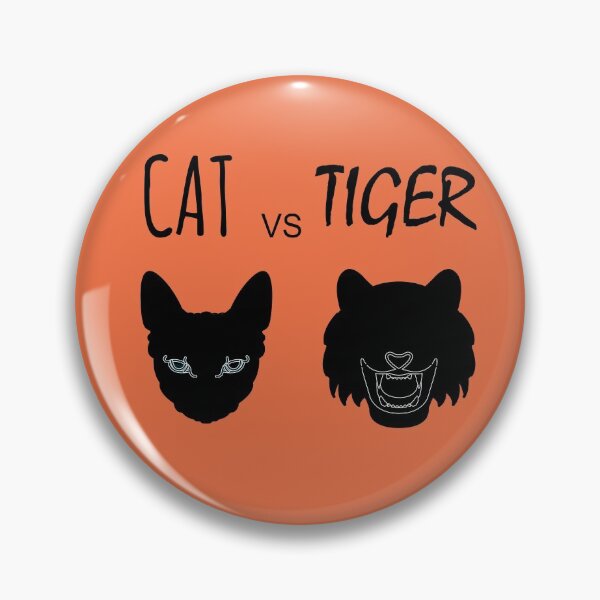 Item preview, Cat vs Tiger designed and sold by ZamuDesign.