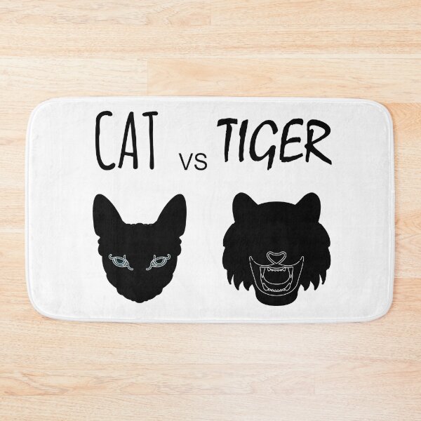 Item preview, Cat vs Tiger designed and sold by ZamuDesign.