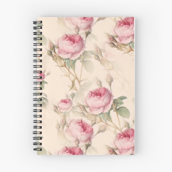 Item preview, Vintage pastel pink roses seamless pattern designed and sold by Yogawoman.