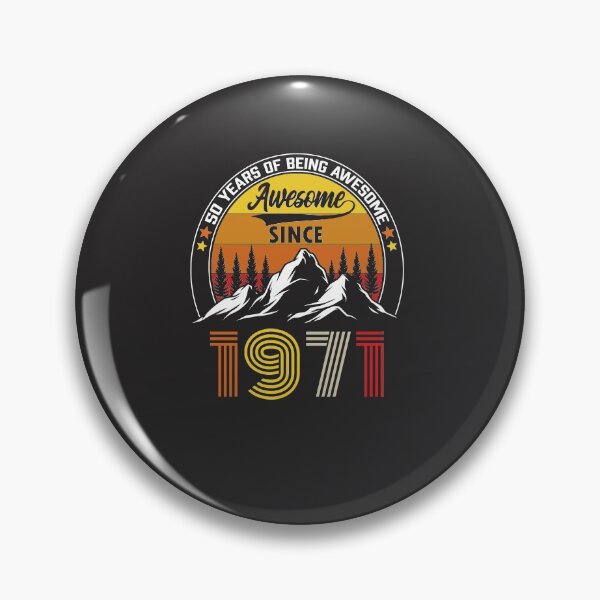 Item preview, Vintage 1971 50th Birthday Tee designed and sold by Bodyguard69.