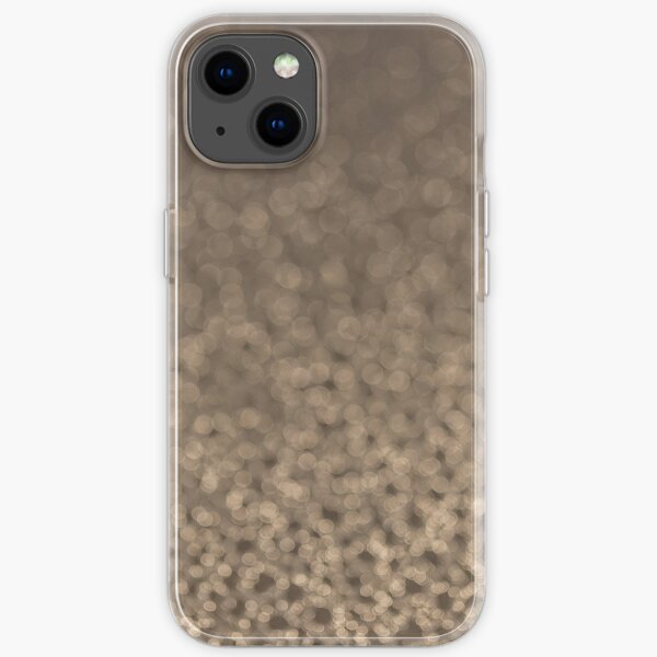 Sparkly silver iPhone Soft Case