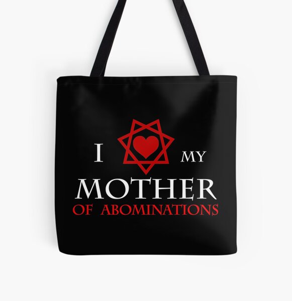 I <3 my Mother of Abominations All Over Print Tote Bag