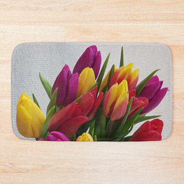 Item preview, Colourful Vase of Tulips in Many Colours designed and sold by KALEIDOSCOPE UK.